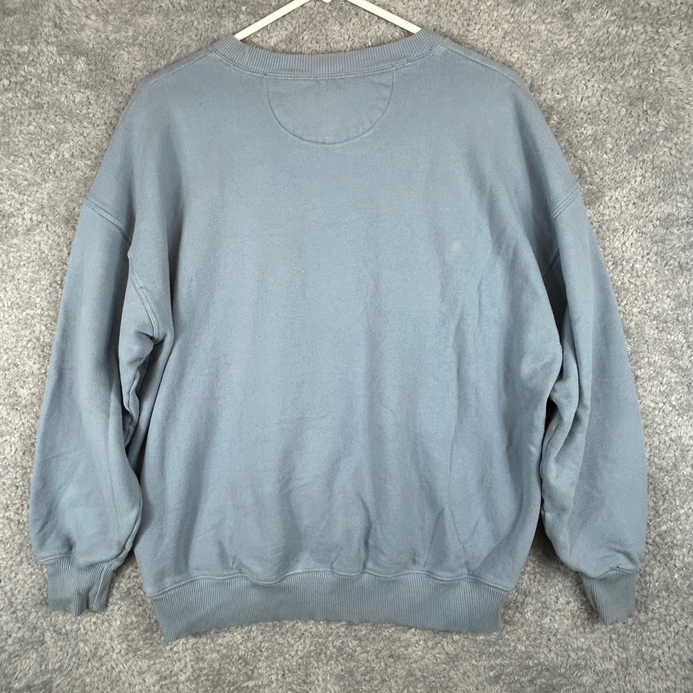American‎ Eagle Light Blue Celestial Sun Mountain Graphic Sweatshirt Size XS - Picture 4 of 13